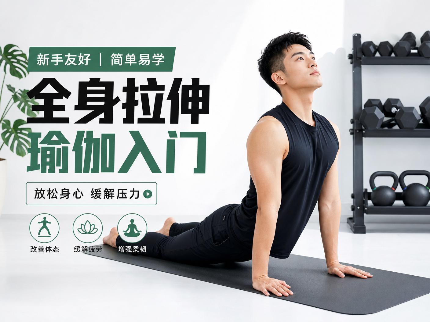 暗网-【暗网】全身拉伸瑜伽入门传媒教程，放松身心缓解压力
